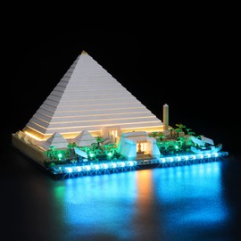 Lightailing Light for 21058 Great Pyramid of Giza - Led Lighting Kit Compatible with Building Blocks Model - NOT Included The Model Set
