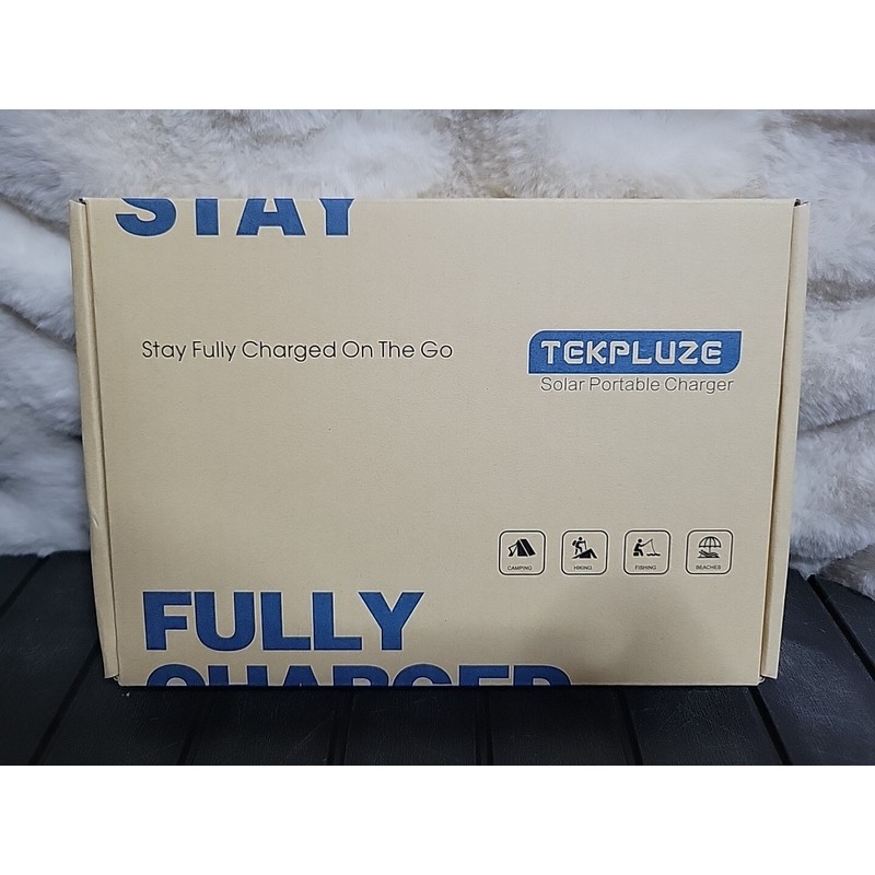 Tekpluze Solar Portable Charger 30000 mAh iOS & Android
