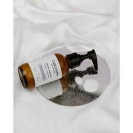 COCOON APOTHECARY Petal Purity Exfoliating Cleanser, Ecocert Cosmos Natural, Gentle Exfoliation, Purify, Soften, Dry/Normal Skin, Coconut Oil, Almond Oil, Lavender, Geranium, 3.3 fl oz