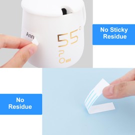 UniPlus 5 x Compatible Dymo Letratag Label Tape Replacement for lt 91200 91220 S0721520 12mm x 4m Black on White Paper Tape for Dymo LetraTag LT-100H LT100H LT-100T XR QX50 Label Printer