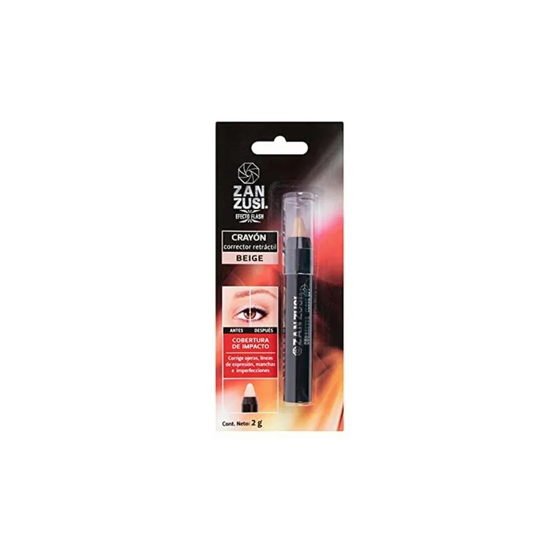 Corrector Retrctil Crayon Efecto Flash Beige 2 G Zan Zusi