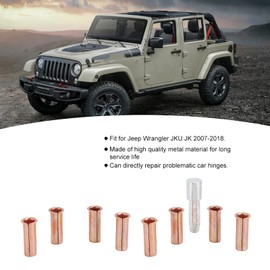 Door Hinge Pin Liners Bushings Kit Fit for Jeep for Wrangler 2007 2018 Automotive Disc Brake Caliper Bushings Door Pin Bushing Kit Can Directly Repair Problemat (4-Door)