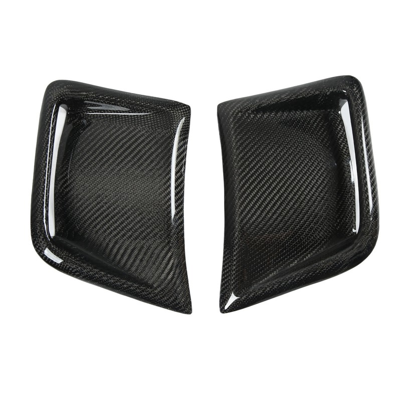 Carbon Fiber Front Bumper Side Vent Cover Replacement for STI