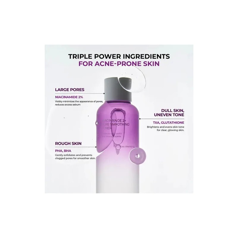 Jumiso - Niacinamide 2+ Pore Smoothing Toner - 205ml