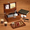 GLENCREAG Stash Box with Rolling Tray, Smell Proof Large Bamboo
