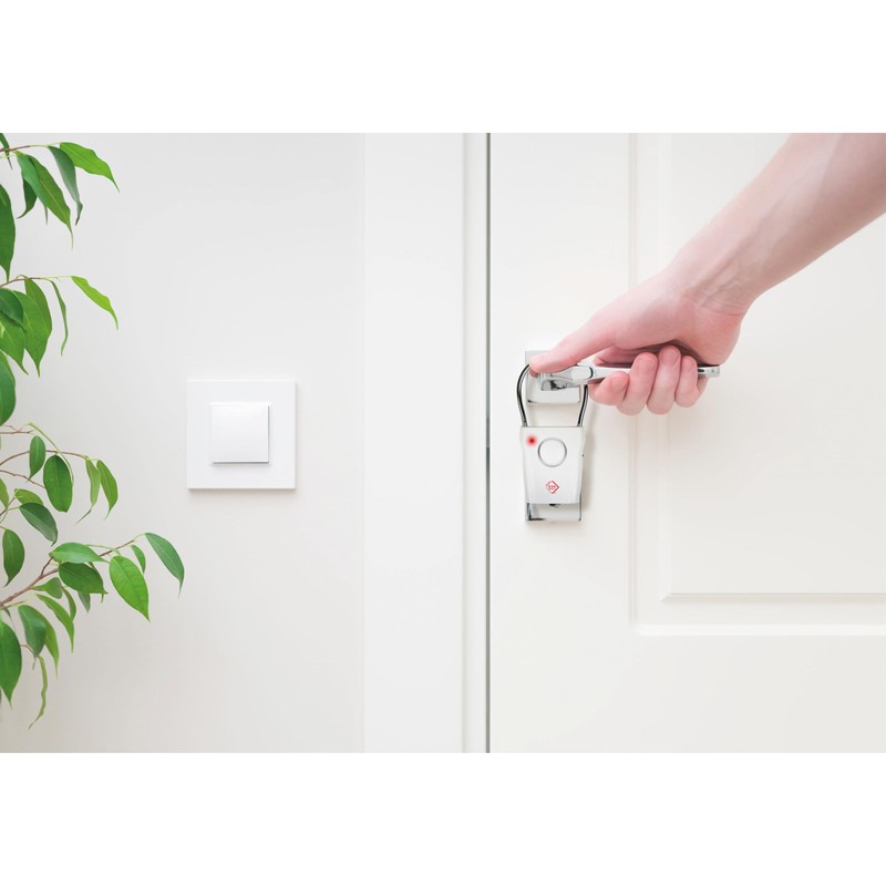 KH Security 100199 Electronic Door Handle Alarm Travel Pack of