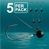 Reaction Tackle Tungsten Ball Jig - 1/8oz - 1/0 Hook-