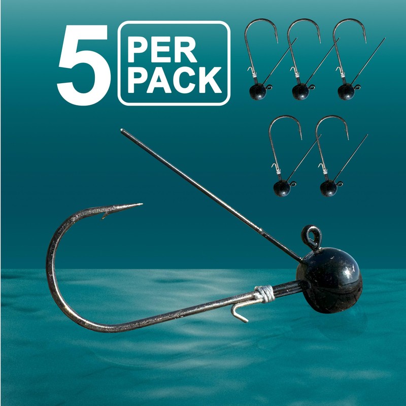 Reaction Tackle Tungsten Ball Jig - 1/8oz - 1/0 Hook-