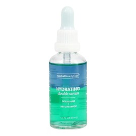 Serum Facial Hidratante Doble Global Beauty Care  Double Hydrating Face Serum with Squalane  Niacinamide, 50ml                                        