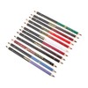 12pcs Dual-Ended Waterproof Eyebrow Pencil Set with Sharpener Versatile Makeup Pencils for Eyeliner and Lip Liner for Everyday Use