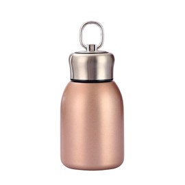 Stainless Steel Mini Vacuum Insulated Insulated Water Bottle for Hot & Cold Drinks, Travel Coffee Cup 10.2oz /300ml(gold)