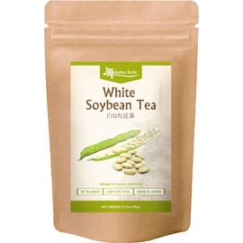 [Onkatsu Farm] Shironata White Soybean Tea - 3g x 30 Non-Caffeinated Tea Bags - Japanese Tea Made In Japan
