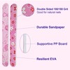 Nail Files (24 Pack), Colorful Emery Board Nail File for