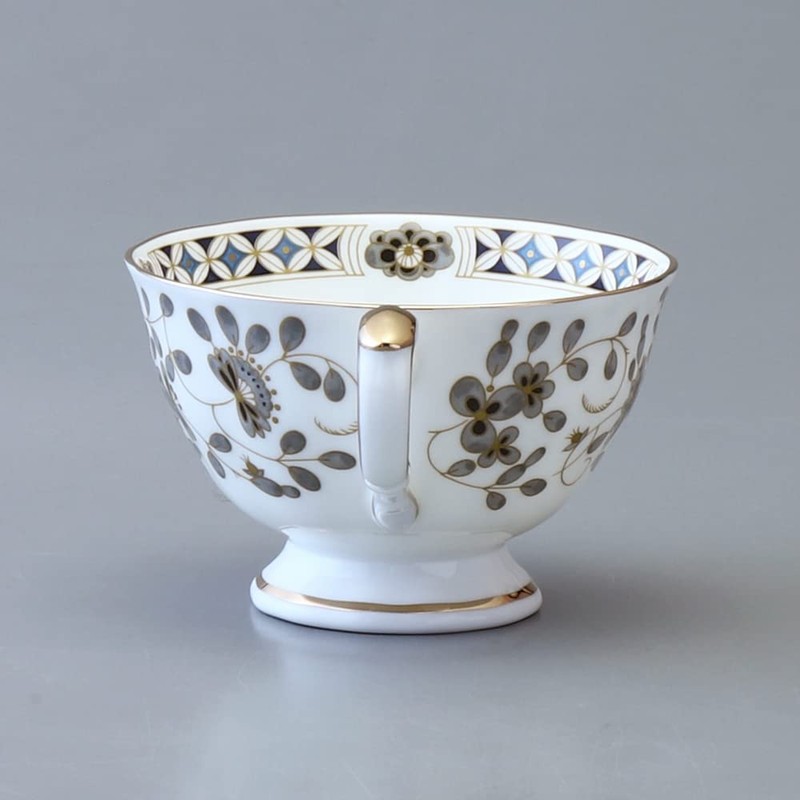 Narumi 52443-6792 Milano Black Cup Saucer, 7.4 fl oz (210