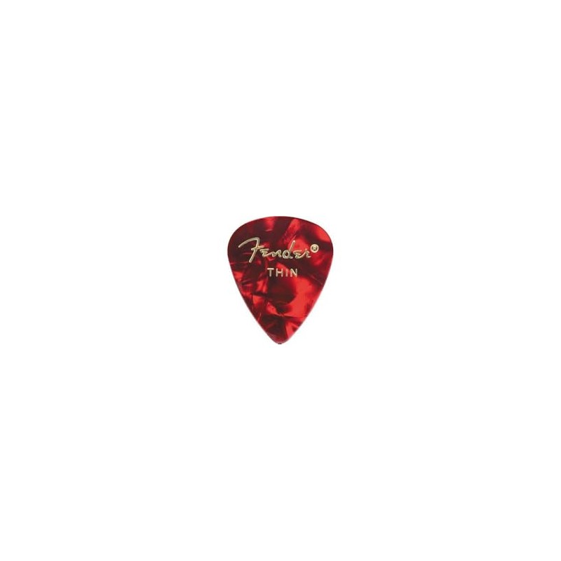 Fender Premium - Púas de guitarra de celuloide 351, color