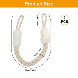 TESSTSY Pack of 2 Door Cord Clamp Protection, Door Stopper Latch Cotton, Clamping Protection for Doors, Multifunctional Door Cords Clamp Protection, Door Cords Door Stopper, for Pets and Children