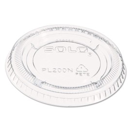 Solo PL200N Clear Portion Container Lid - Fits 1.5-2.5 oz (Case of 2500)