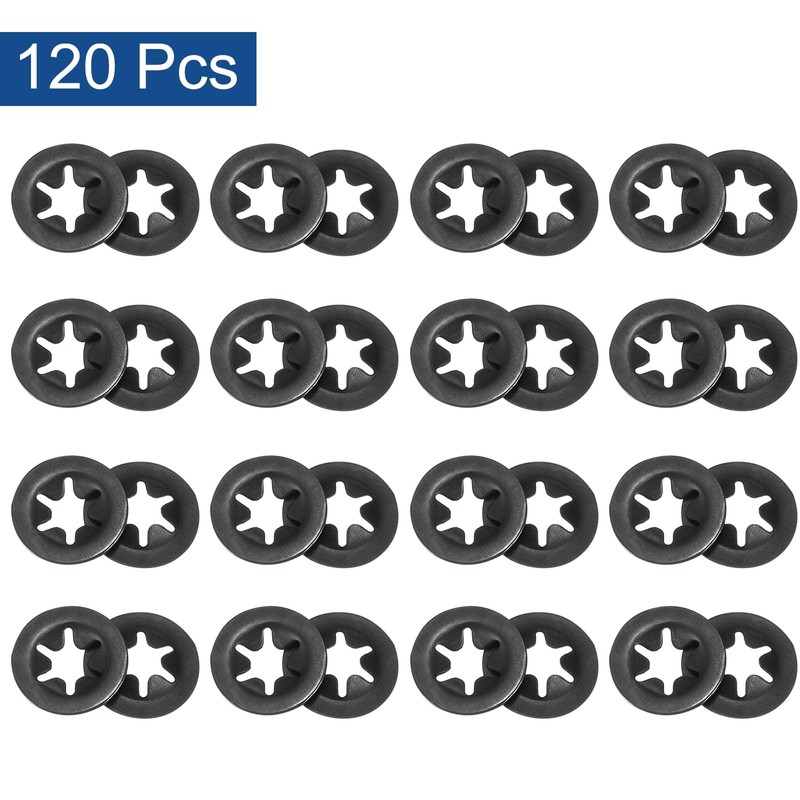 QUARKZMAN Pack of 120 Inner Mandrel Star Discs M4, Quick