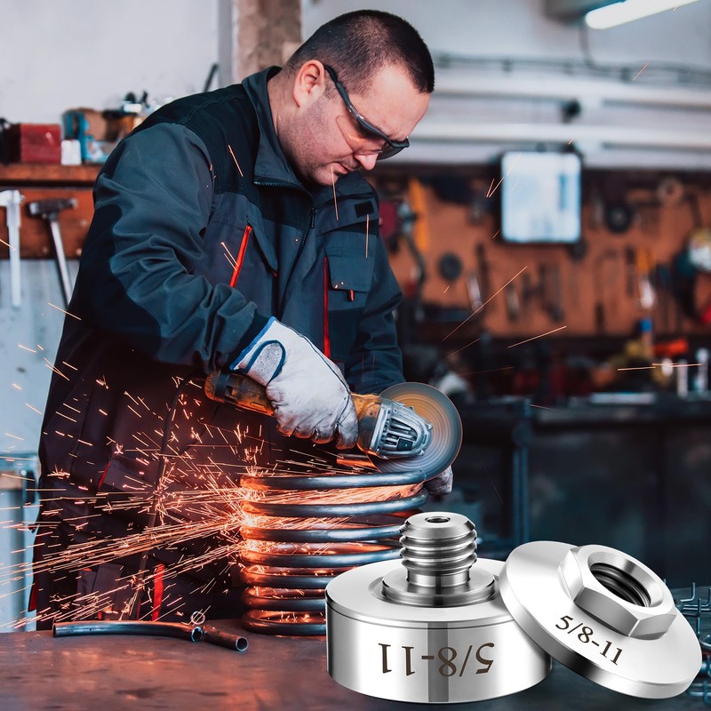 Dreyoo Grinder Lock to 5/8''-11 Thread, Compatible with XLOCK Angle