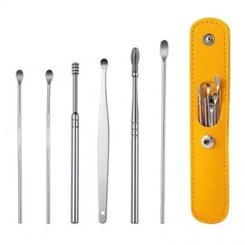 6-Piece Earwax Removal Tool Set DD-12783 Yellow 10ea