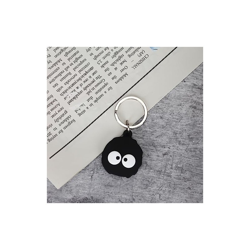 Soft Silicone AirTag Key Ring Case - Anti-Lost Protector