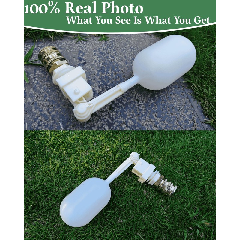 6018058 Universal Water Level Float Valve with Brass Adapter for