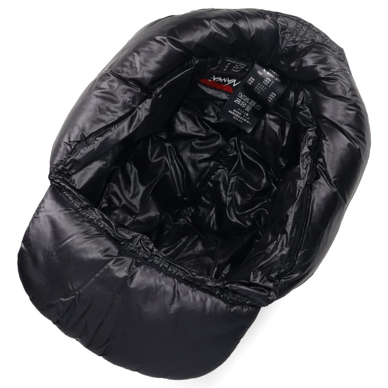 NANGA NA2441-3B001-A BLK MOUNTAIN LODGE DOWN EAR FLAP CAP CAP