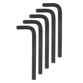 HARFINGTON 5pcs Hex Key Wrench 6mm L-Shape Hexagon Metric Wrenches Chrome Vanadium Steel Repairing Tool for Home Repair, Black