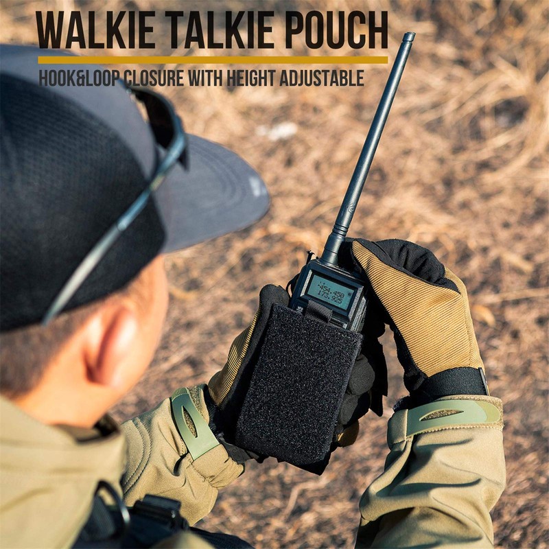 OneTigris Radio Holster for BaoFeng UV-5R BF-F8HP Nylon MOLLE Pouch