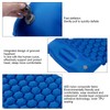 Camping Sleeping Pad Mat Foot Press Inflatable Cushion Mattress for