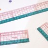 KEARING Transparent Sewing Ruler 20 cm - Compact Plastic Ruler
