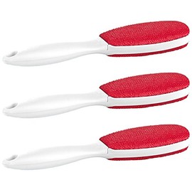 PEARL Lint Brush Clothing: XL Anti-Lint Brush, Double-Sided, for Clothes, Furniture etc. Set of 3 (Clothes Brush, Fur Free Brush, Lint Brush)