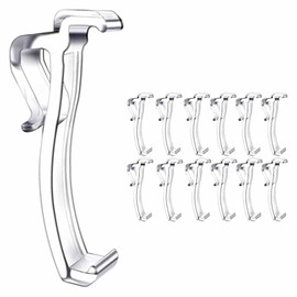 12 Pcs 2.5'' Clear Plastic Blind Clips Valance Clips, Valance Clips for Blinds Window Blind Clips Blind Clips Replacement Blind Valance Replacement Clips for Horizontal Blinds Valance Holder