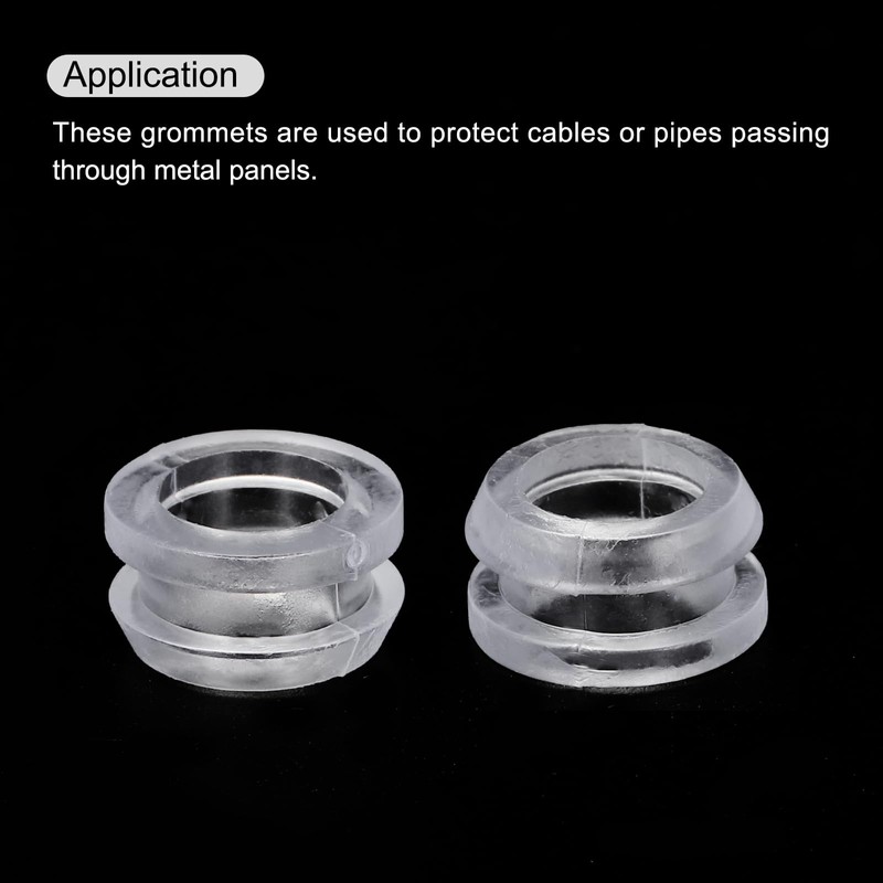 sourcing map 50 PCS Inner Dia 8mm Mount Dia 9.5mm