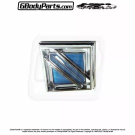 Gbodyparts 81-87 Regal Sail Panel Square Blue Shield Emblem Adhesive Backed GM # 20220594