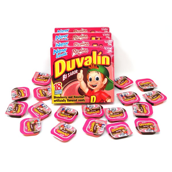 Duvalin Hazelnut/strawberry soft candy (4 Pack - 72 Units)