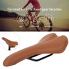 Bike Seat, 2 Colors Shockproof Wear-resistant PU Leather Bicycle Saddle