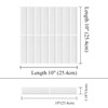 GRIPRO Peel and Stick Wall Tile 10"x10" 3D Adhesive Backsplash