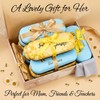 Weewooday Pack of 2 Honey Bee Hard Shell Glasses Case