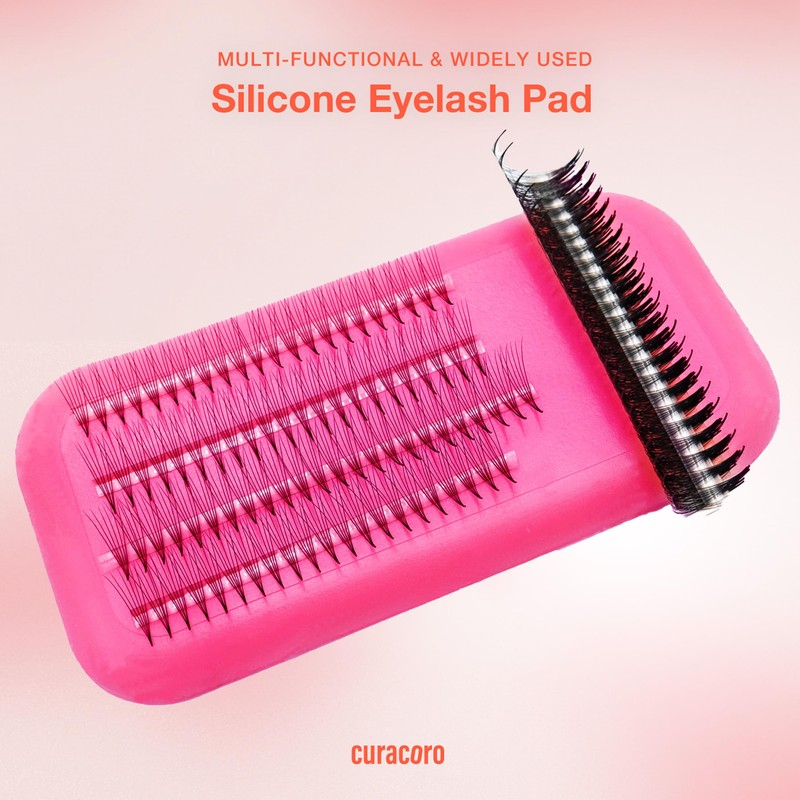 Curacoro Silicone Lash Pads for Eyelash Extension (Pack of 1)