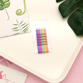 Beaupretty 50 Haarnadeln aus Metall, Regenbogenfarben, Haarspangen, Haarnadeln, Haarschmuck für Frauen und Mädchen (verschiedene Farbe)