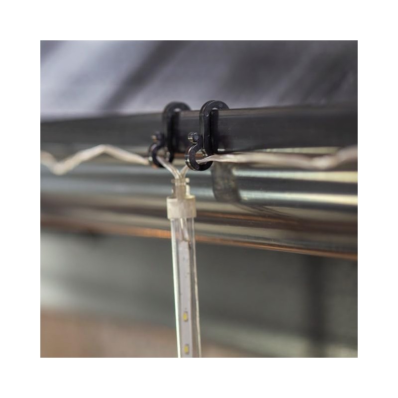 UKDD® Outdoor Light Clips, Light Clips Gutter, Hooks Outdoor Light,