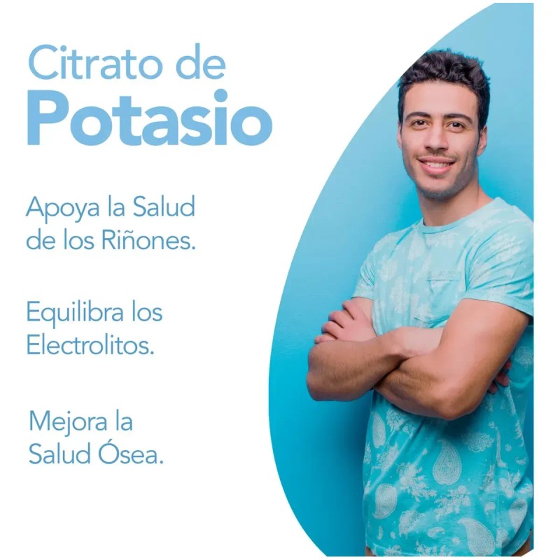 Citrato de potasio y omega 3 200 capsulas de 700