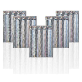 AMZ Metallic Holographic Bubble Mailers 7.25 x 11 Size. Pack of 10 Foil Padded Envelopes 7 1/4 x 11 Glitter Bubble Mailers. Self-Sealing Holo Cushion Envelopes. Glamour Holographic Package Envelopes