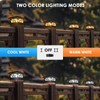 DAMAYCA 4 Pack Solar Post Cap Lights Outdoor Waterproof, Fits