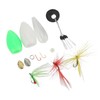 Fly Hook Throwing Set Simulation Fishing Lures Bait Kit with