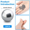 PAGOW 125PCS Paint Mixing Balls Nail Polish 316 Stainless Steel