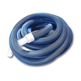 Pool Central Blue and White Spiral Wound Vacuum Hose with Cuffs 21' x 1.25"
