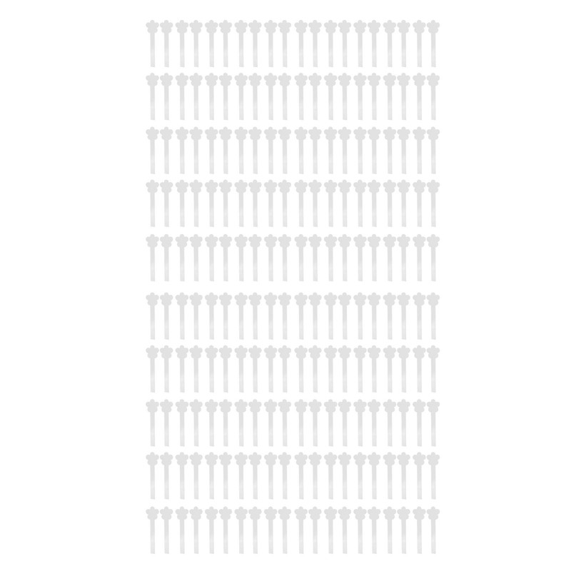 200pcs Perfume Test Paper Flower Shape Disposable Essential Oils Strips