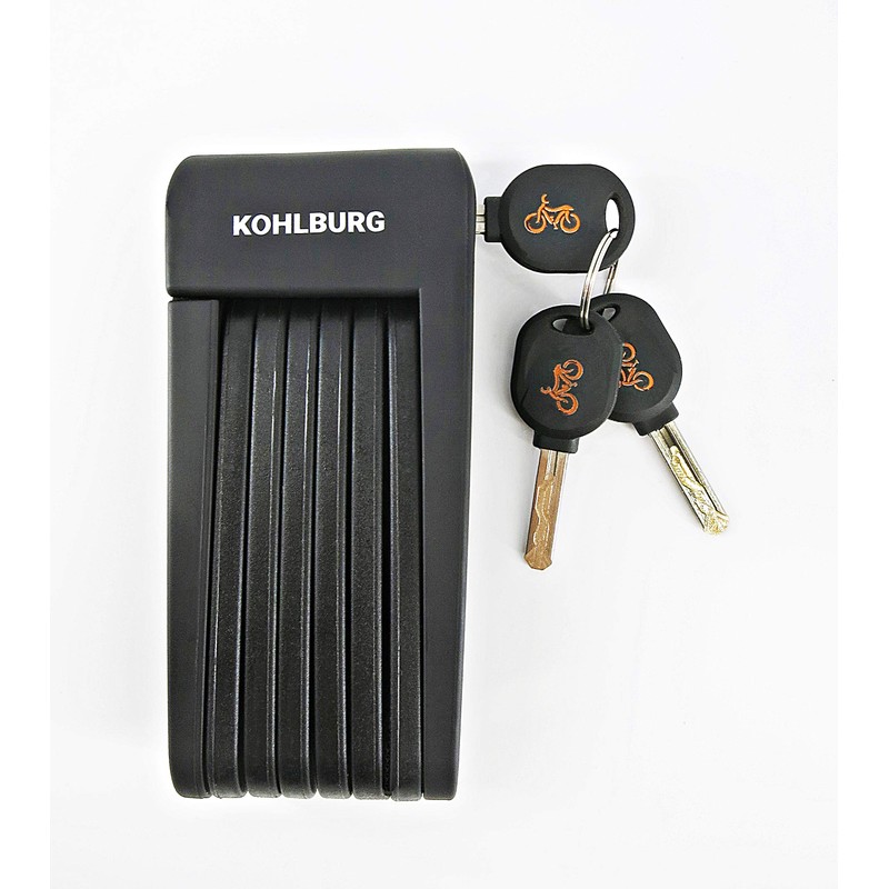 Kohlburg Small And Lightweight Folding Bicycle Lock, Weight: 690 g,